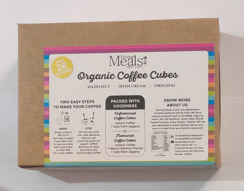 Organic Coffee Cubes ( No Sugar)
